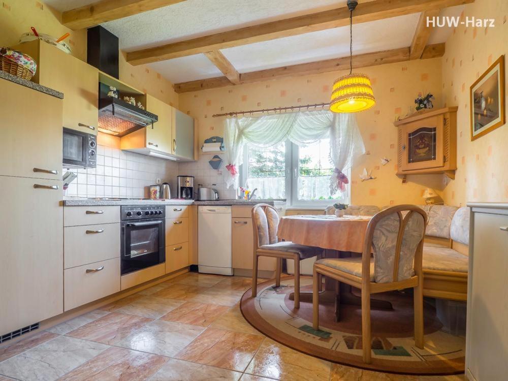 Idyllisches Ferienhaus Bei Wernigerode Benzingerode Esterno foto