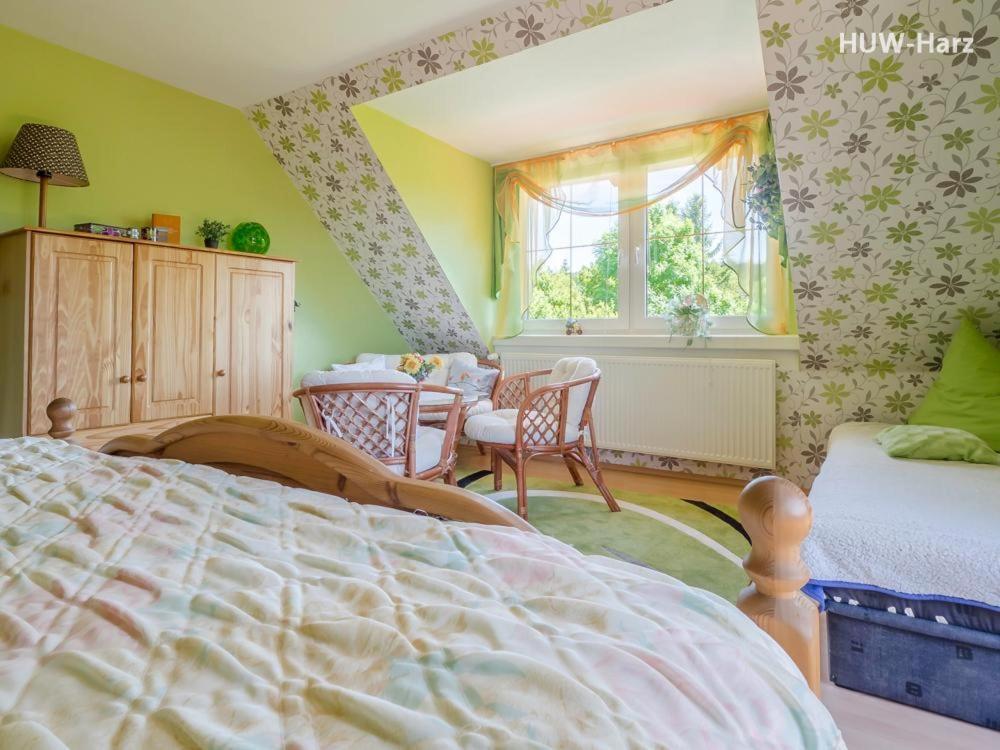 Idyllisches Ferienhaus Bei Wernigerode Benzingerode Esterno foto